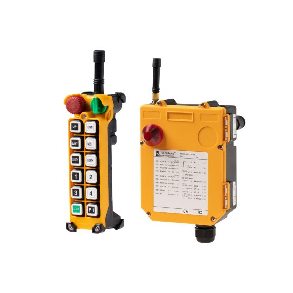 ریموت کنترل جرثقیل 12 کلید دو سرعته تله کرین TELECRANE F24 12D