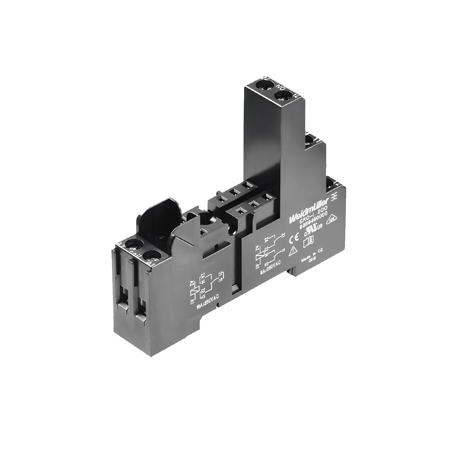 پایه رله rci 2co src i2co پایه رله دو کنتاکت 8 پین SRC-I 2CO (برای رله RCI) وایدمولر 8869490000 - Image 1