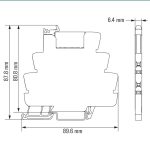 رله پی ال سی وایدمولر WEIDMULLER TRS 24VDC 1CO - Image 2