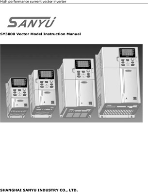 alt="کاتالوگ SY3000 Vector Model Instruction Manual"